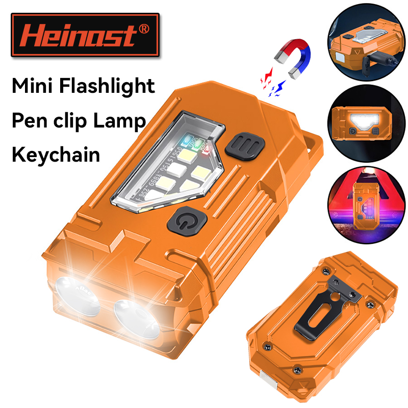 Fishing Light - Mini Keychain EDC Flashlight Rechargeable Magnetic