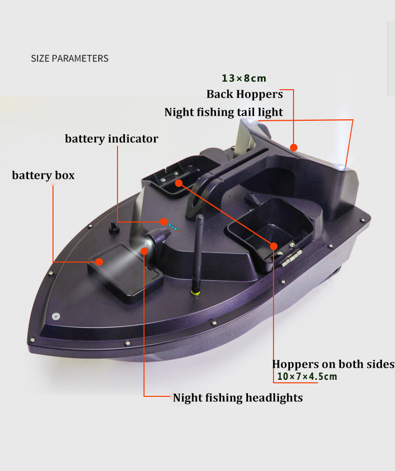 GPS RC Bait Boat fish finder B - Fish Finder Gps 评论和价格
