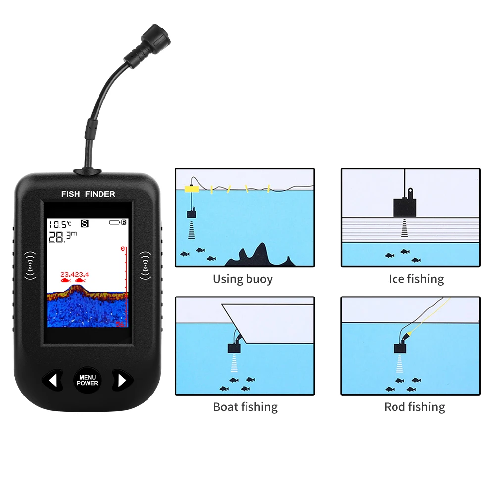 Alarm 100M Portable Sonar Fish - Fish Finder Cable 评论和价格