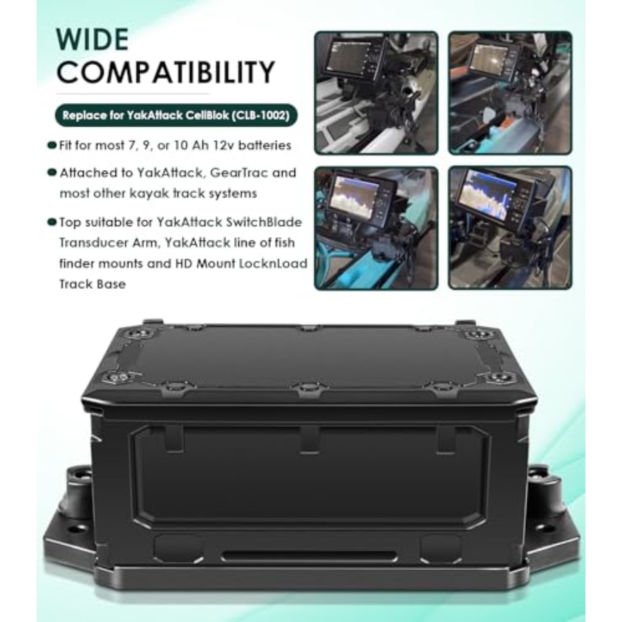 Track Mounted Battery Box for  - Fish Finder Mount 评论和价格