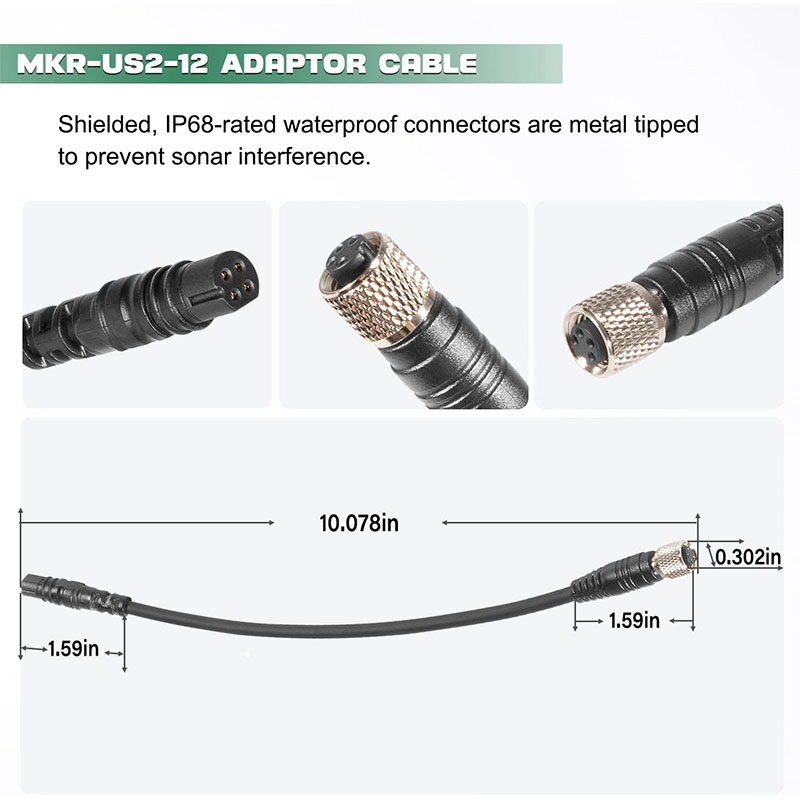 1852072 ‎MKR-US2-12 Universal  - Fish Finder Cable 评论和价格