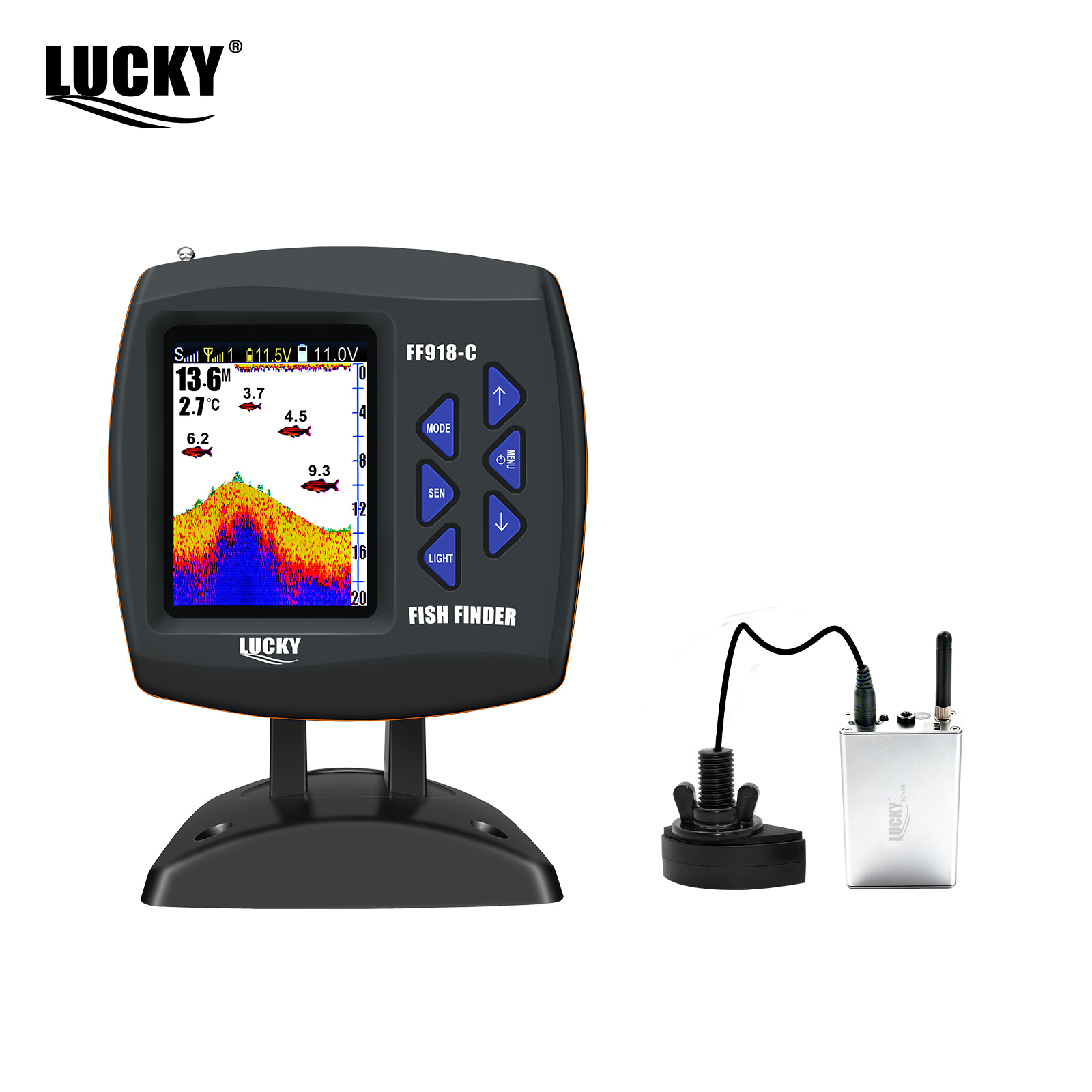 Lucky FF918 Wireless Remote Co - Fish Finder Cable 评论和价格