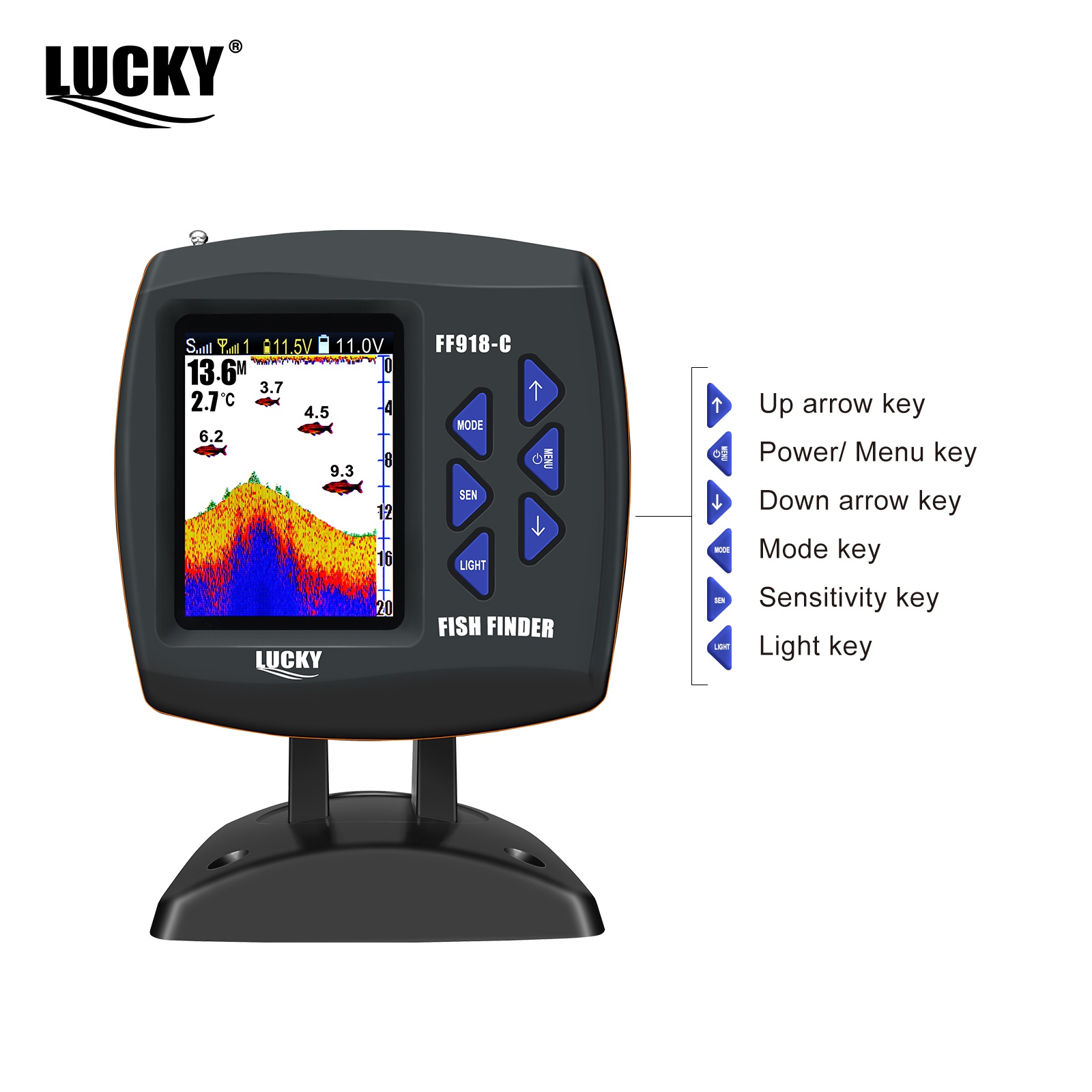 Lucky FF918 Wireless Remote Co - Fish Finder Cable 评论和价格