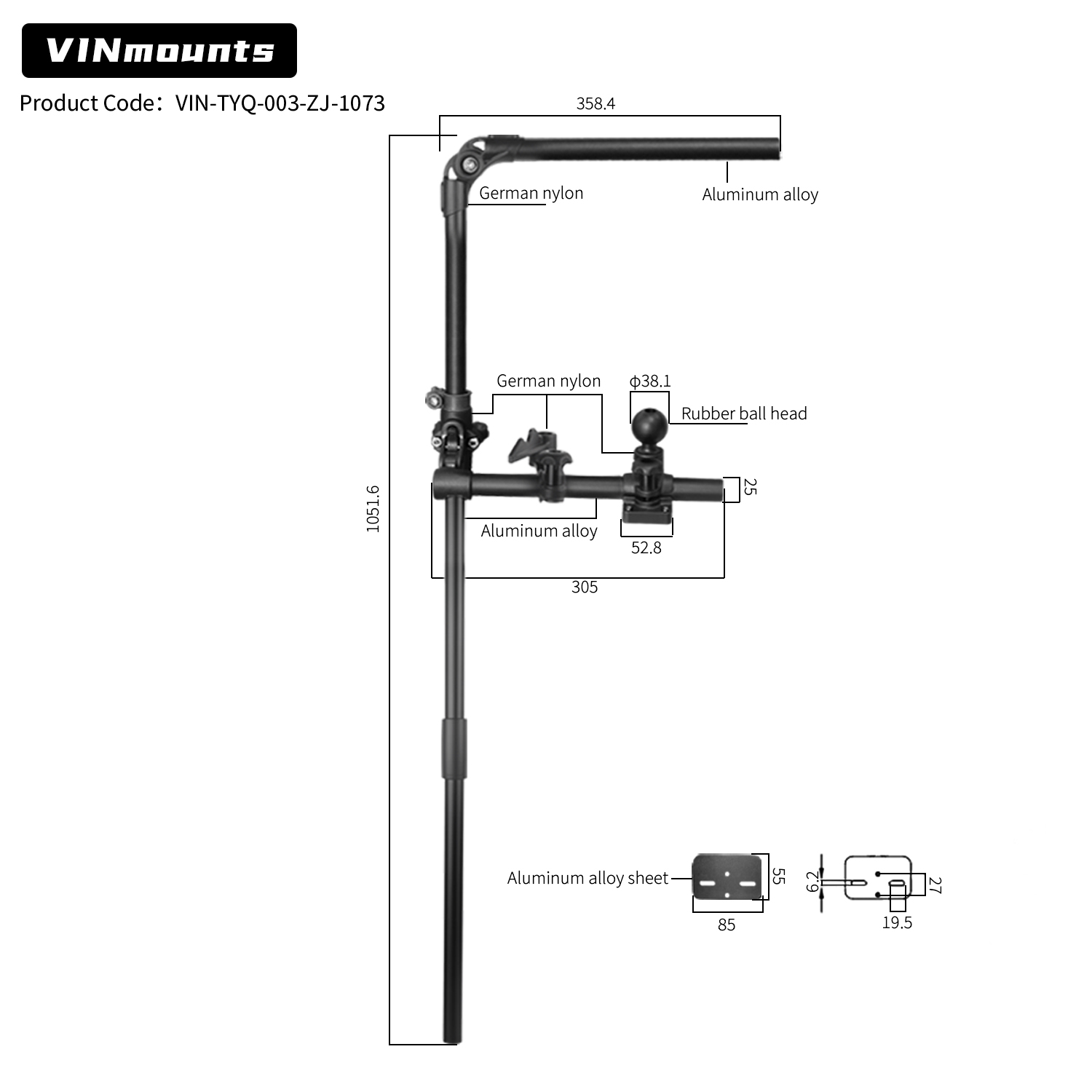 VINmountsLivescope Fish Finder - Fish Finder Mount 评论和价格
