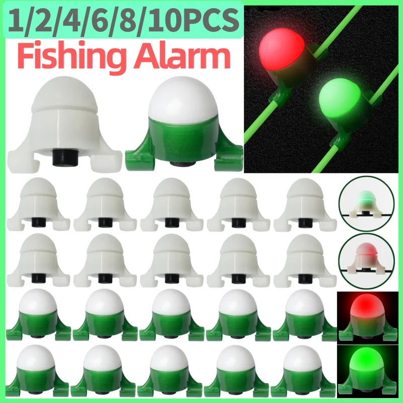 2-8pcs LED Night Fishing Alarm - Bite Alarm 评论和价格