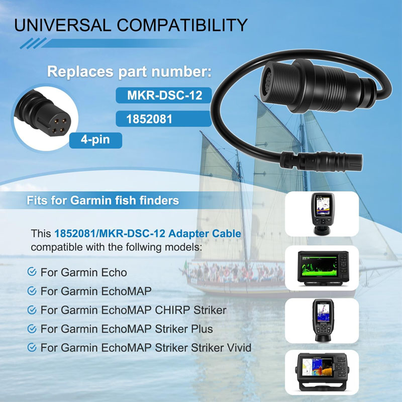 1852081 MKR-DSC-12  4-Pin Fish - Fish Finder 评论和价格