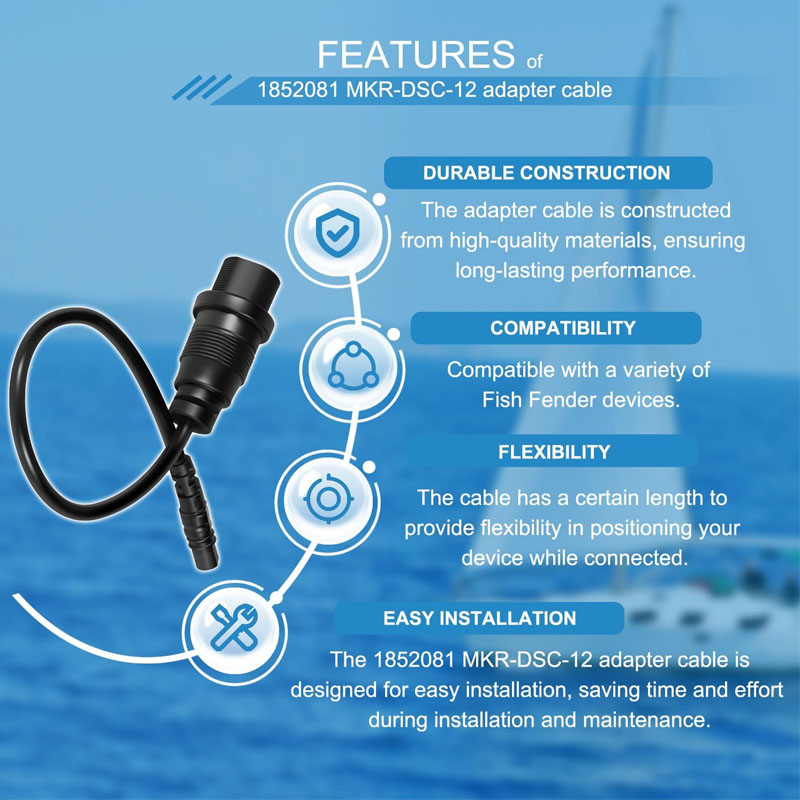 1852081 MKR-DSC-12  4-Pin Fish - Fish Finder 评论和价格