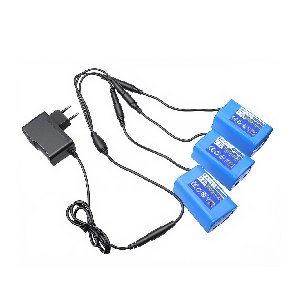 7.4V 30000mAh Battery with USB - Fish Finder Charger 评论和价格