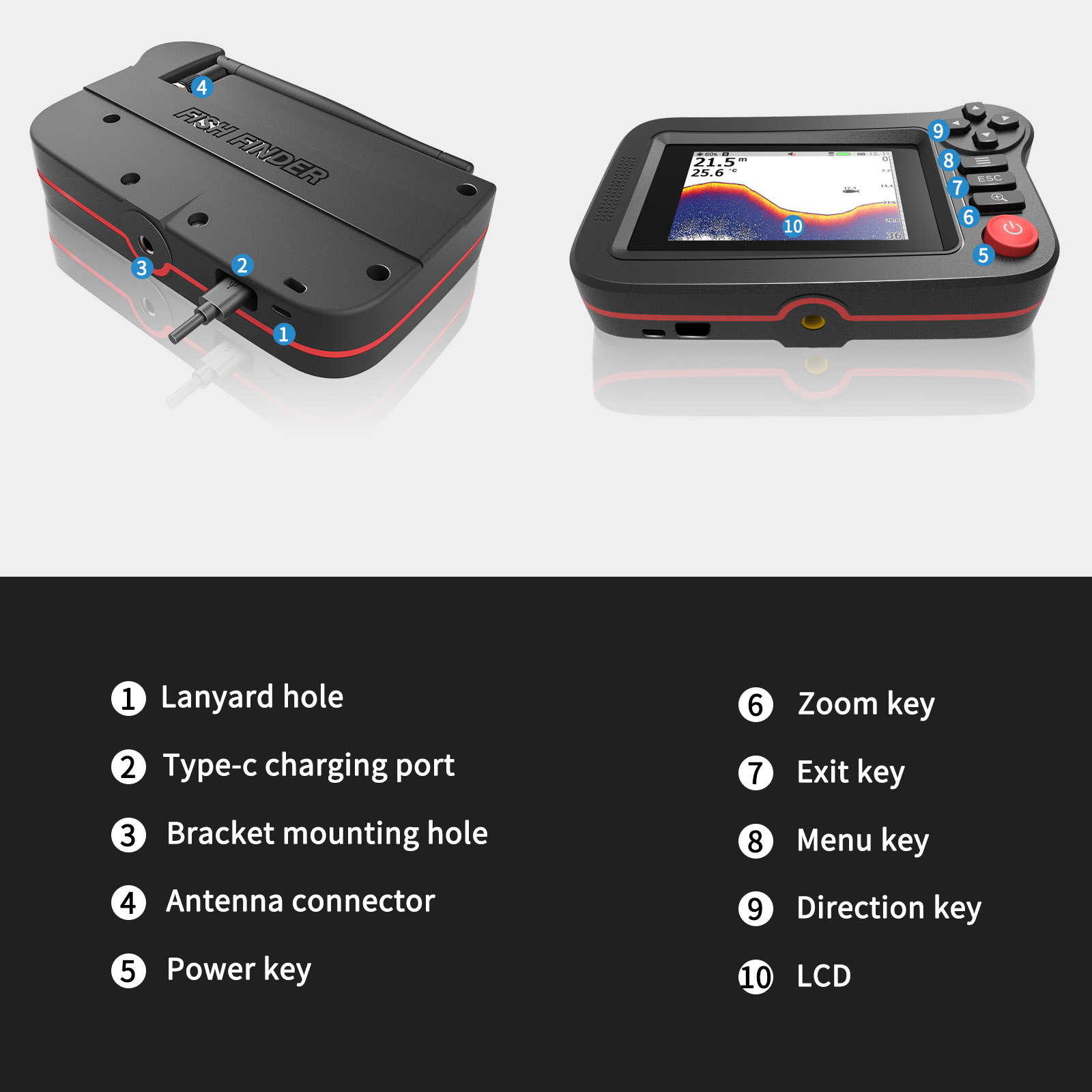FindFish 200M Portable Fish Fi - Fish Finder Gps 评论和价格