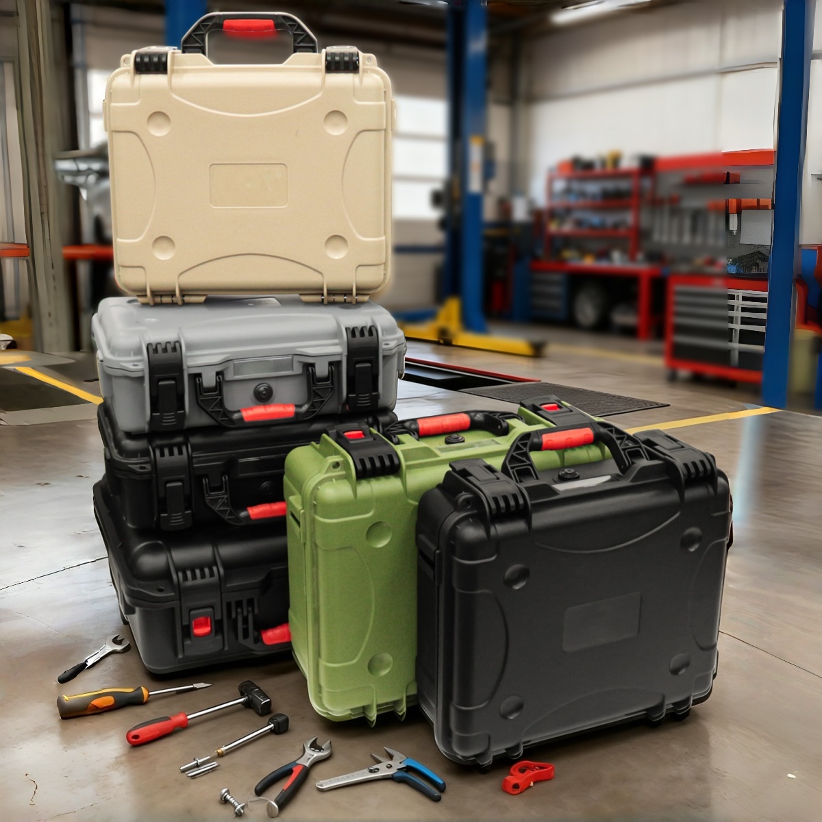 Portable Tool Box with Shock - - Fish Finder Case 评论和价格