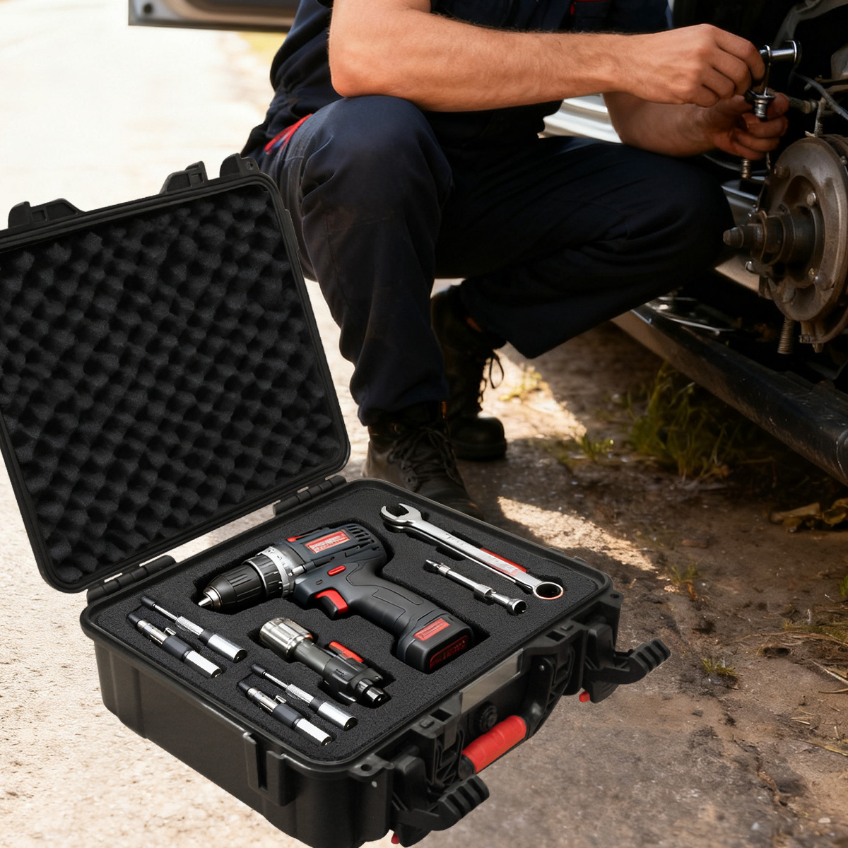 Portable Tool Box with Shock - - Fish Finder Case 评论和价格