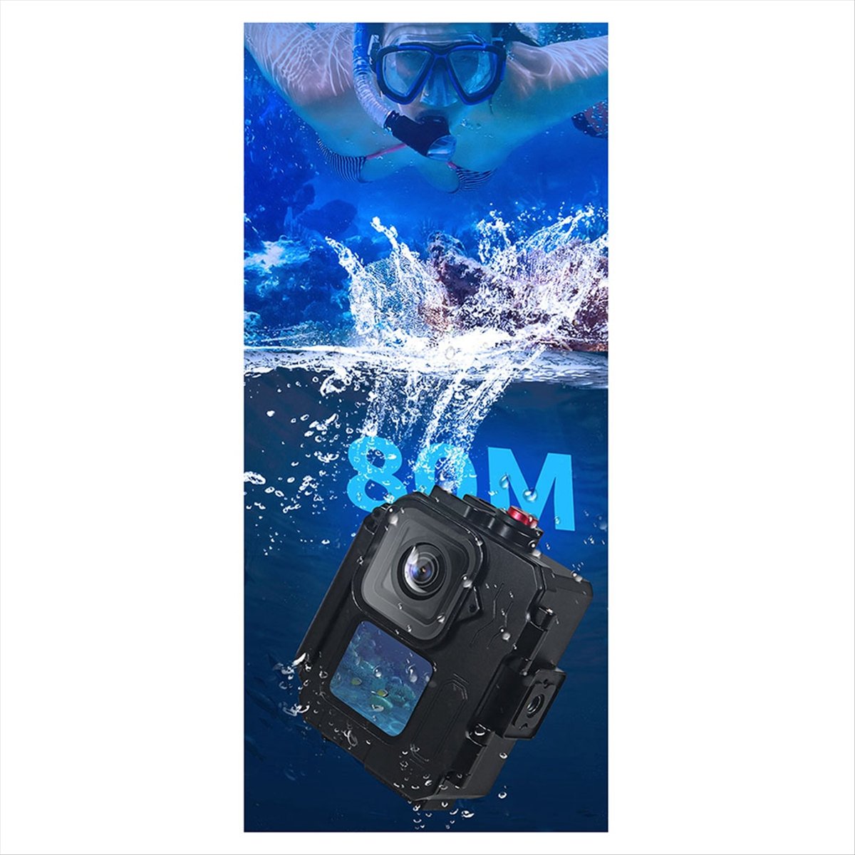 N05R 80M Waterproof Case Alumi - Underwater Camera 评论和价格